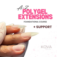 A-Z Nail Extensions (gel + polygel) + Support Package